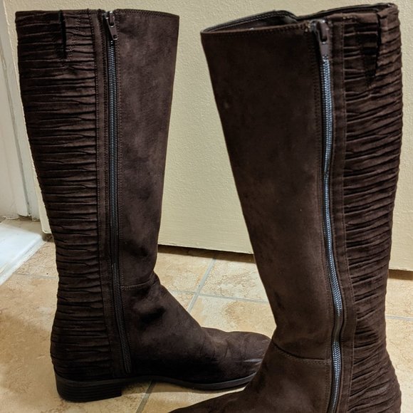 Tall Brown Boot - Picture 2 of 4